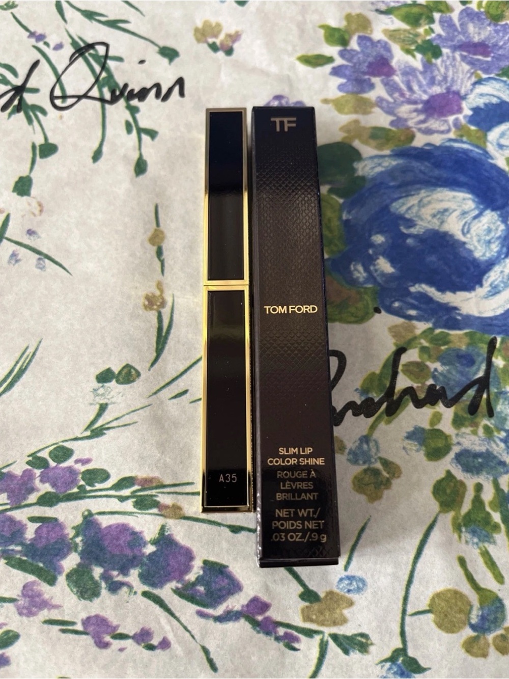 Tom Ford Slim Lip Color Shine (100 100) .03oz/.9g brand new